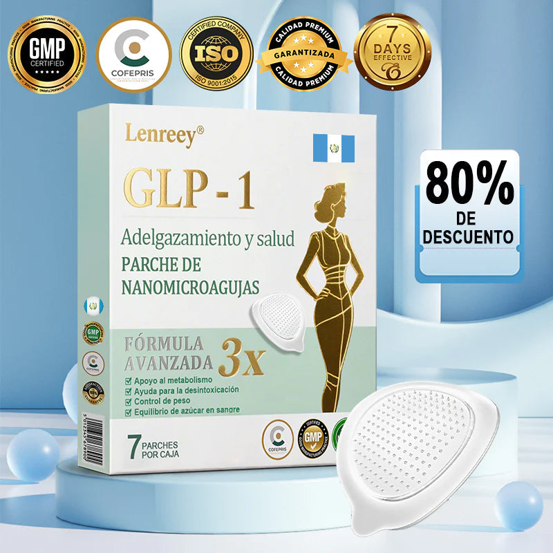 Lenreey® Parche NANO de microagujas NIDDK-Tirzepatide para Adelgazar y Salud(Sin dolor, liberación 24/7 | Pierde 9 kg RÁPIDO | Reducción del 90% en azúcar | ) 🥬