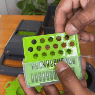 Picador multifuncional: ¡Corta, ralla y rebana en segundo!