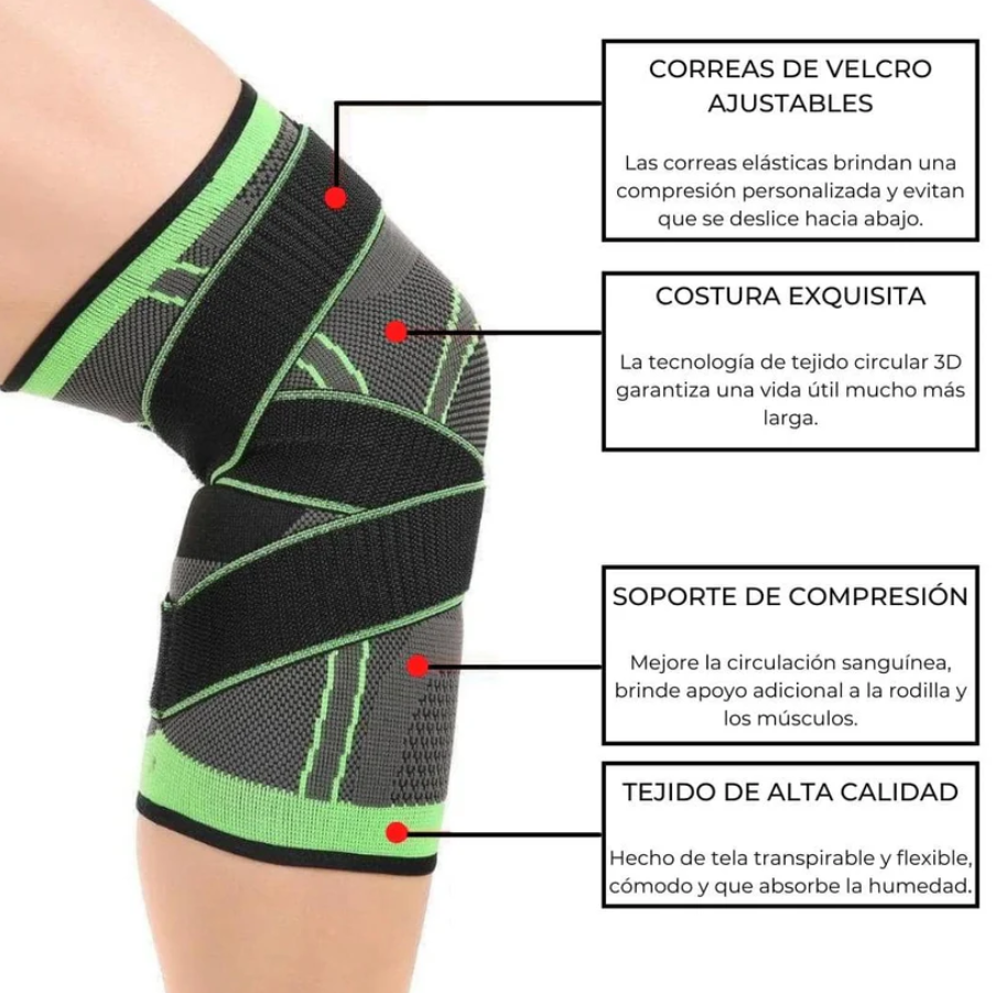 Rodillera De Compresion Ajustable